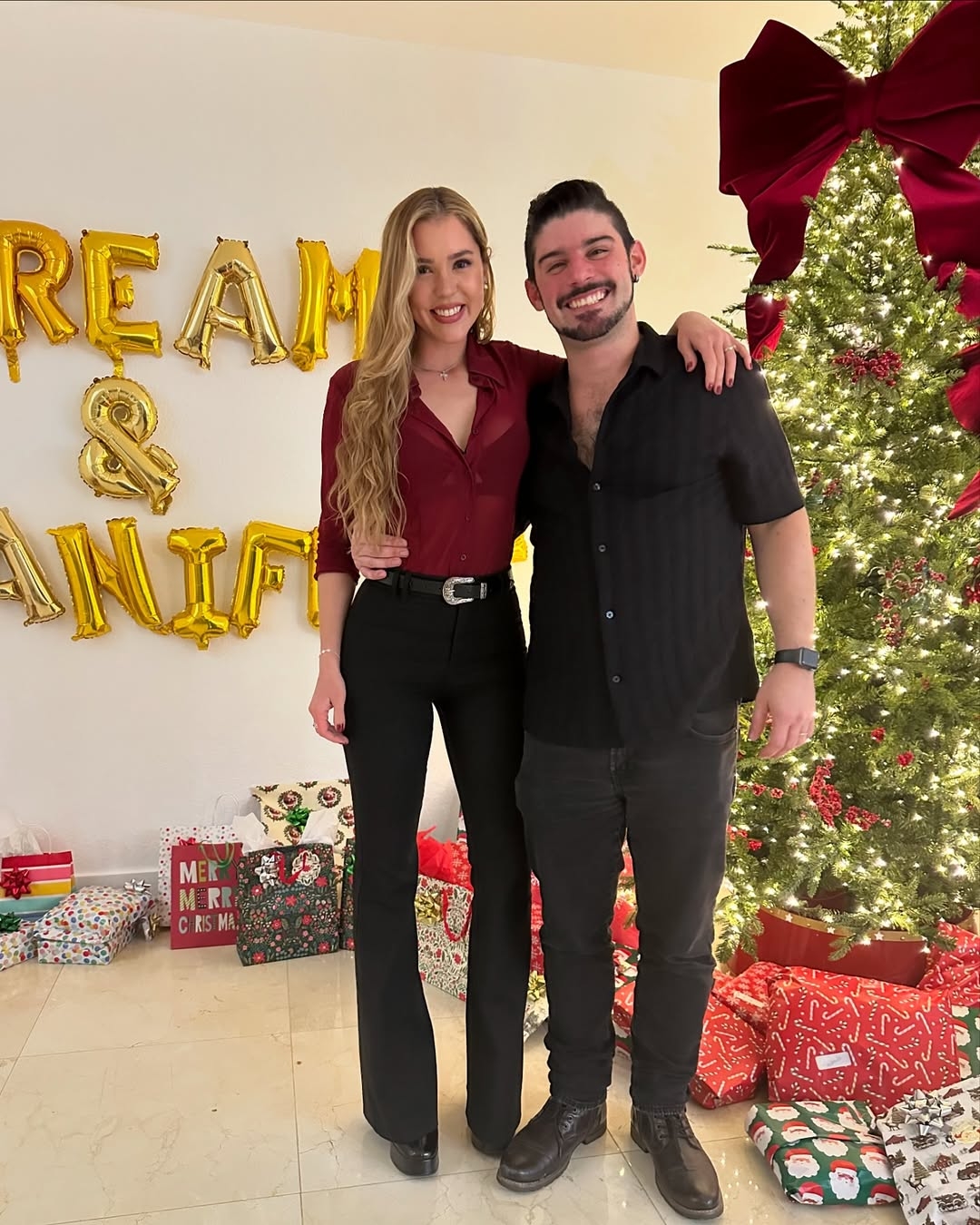 Carolina Mestrovic y su actual esposo Jonathan