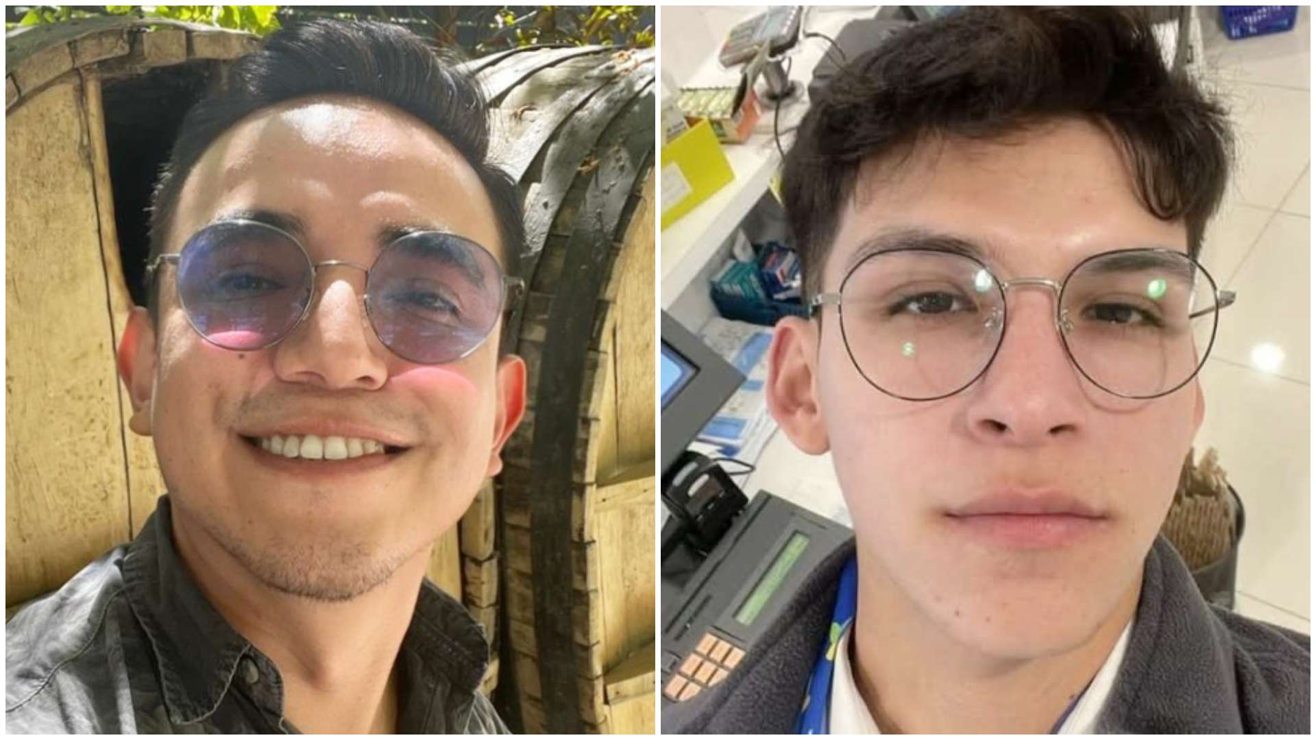 De izquierda a derecha: Christian Morales (detenido) y Francisco Albornoz (víctima) / RRSS