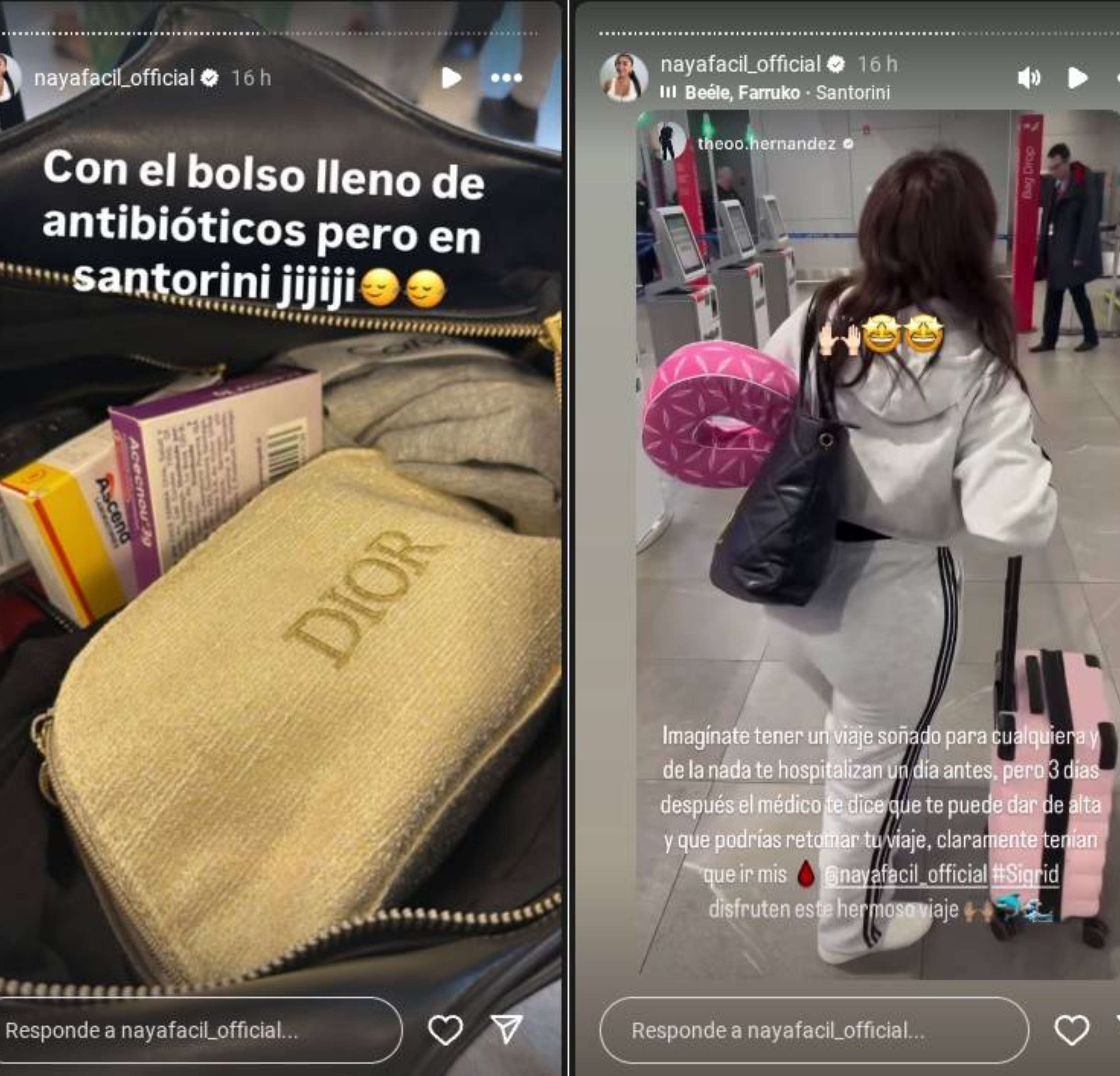 Historias de Instagram de Naya Fácil