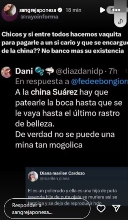 Historia de China Suárez