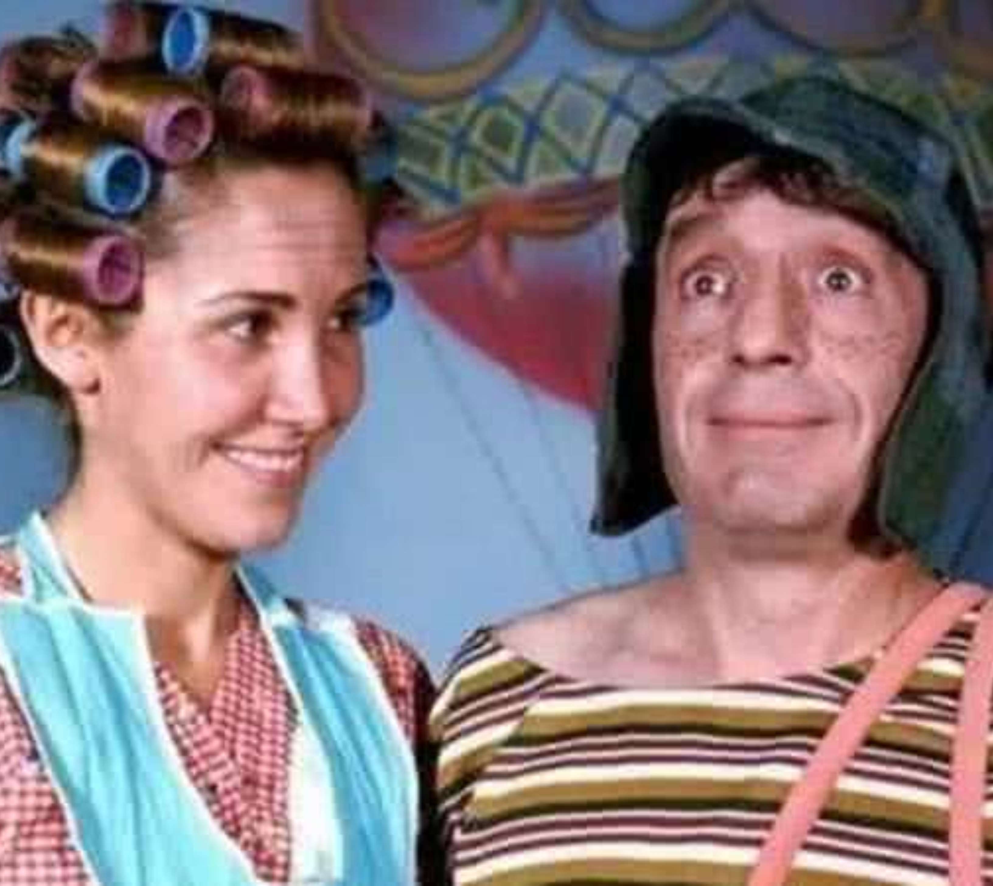 Florinda Meza y Roberto Gómez Bolaños en