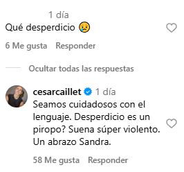 Comentario a César Caillet