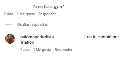 Respuesta de Paloma Aliaga