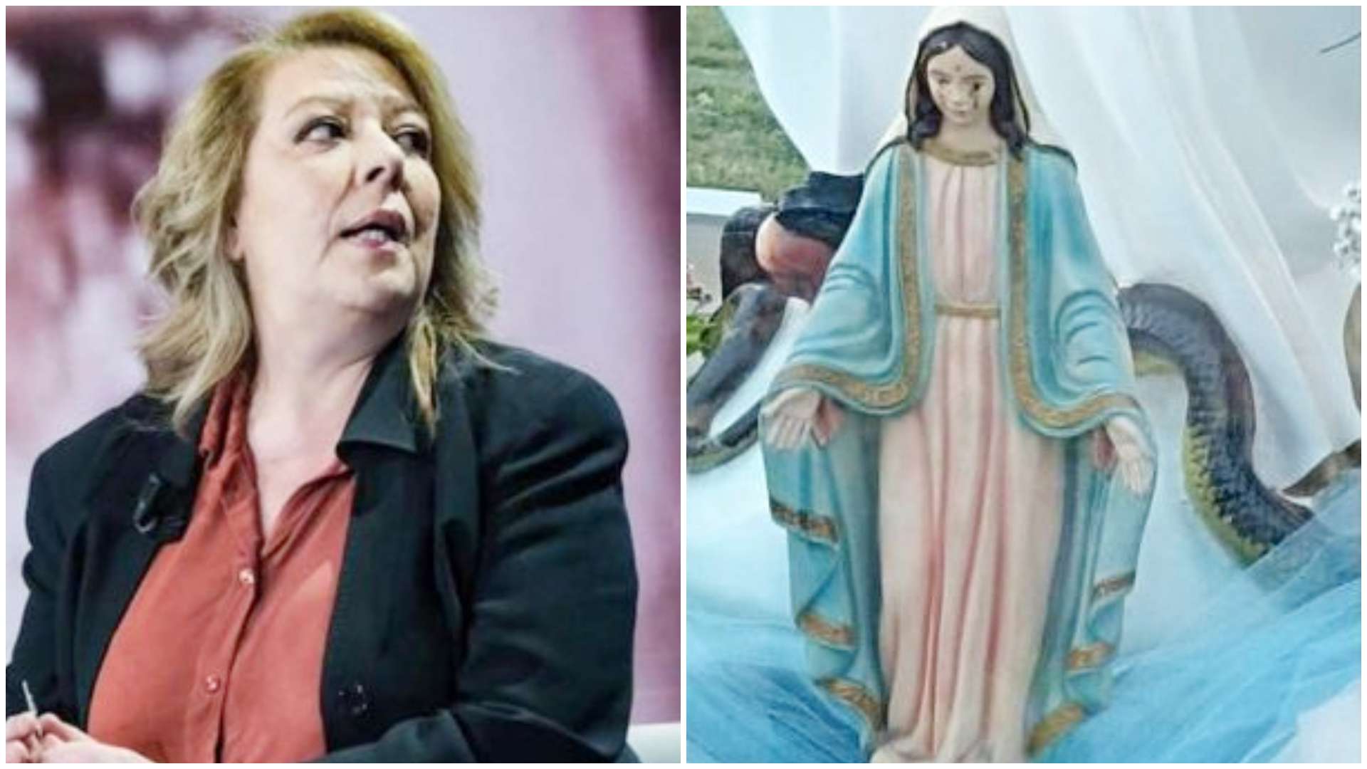 Lagrimas provenían de la autoproclamada vidente Gisella Cardia