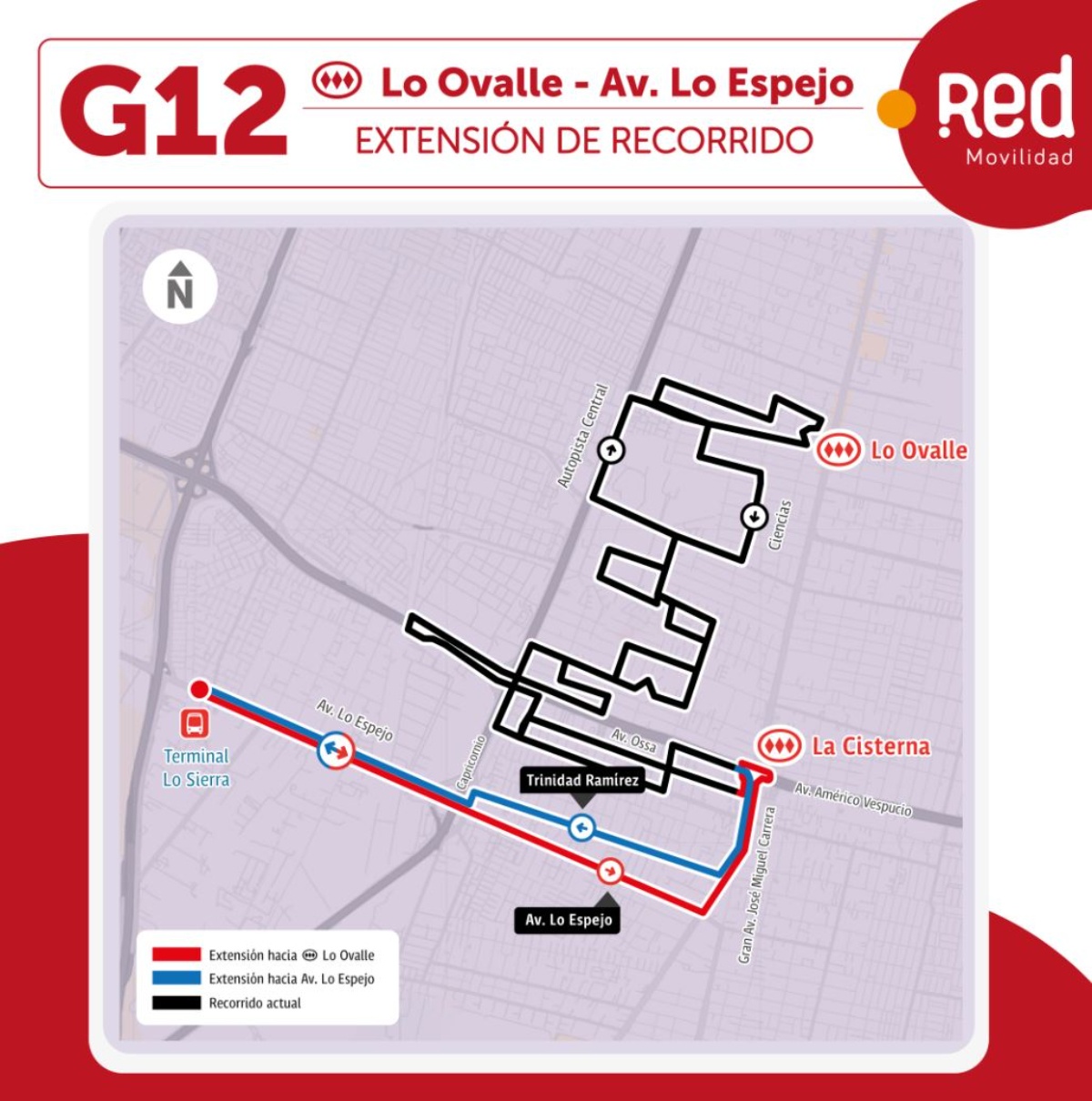 Recorrido G12