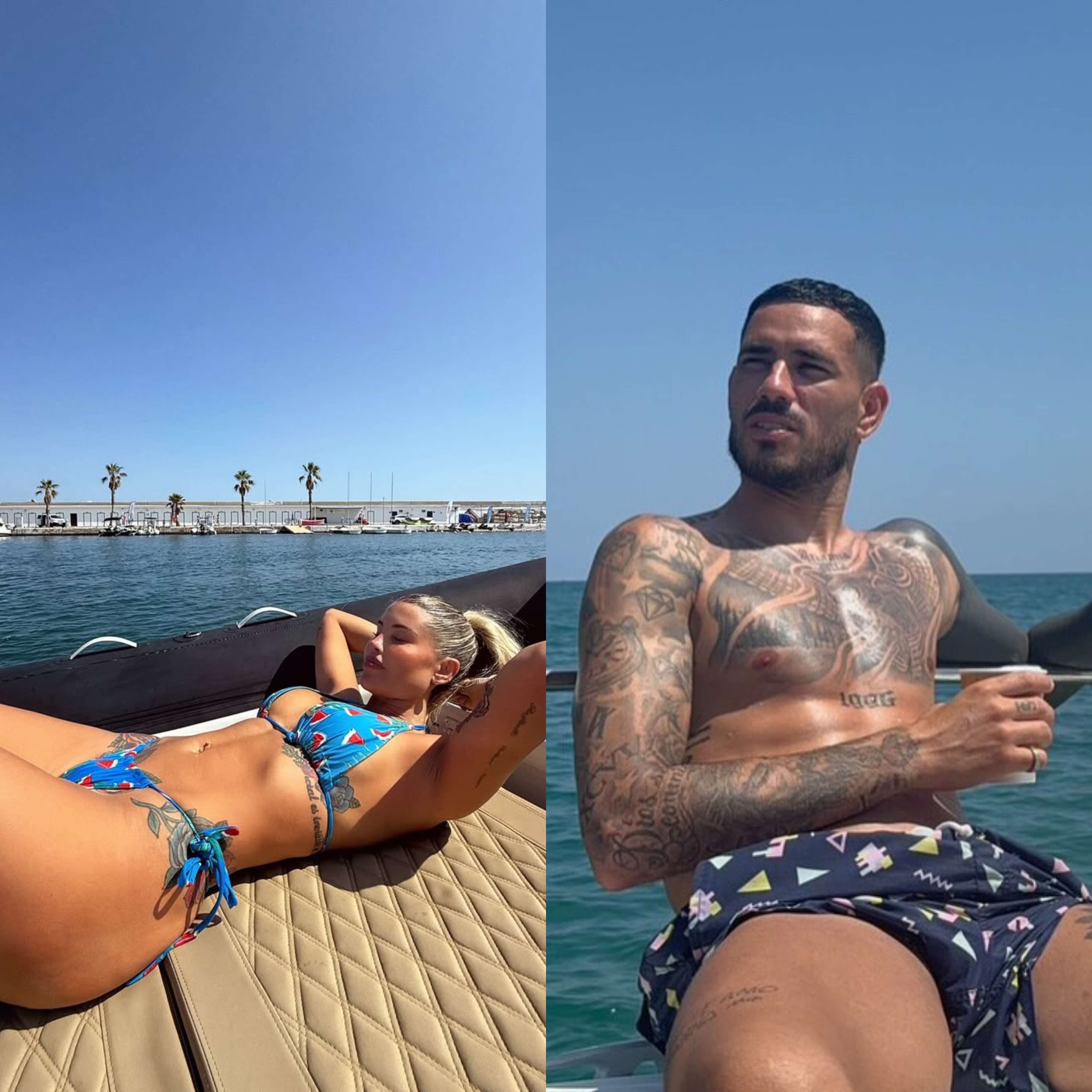Las postales compartidas por Coté López y Tony Sanabria