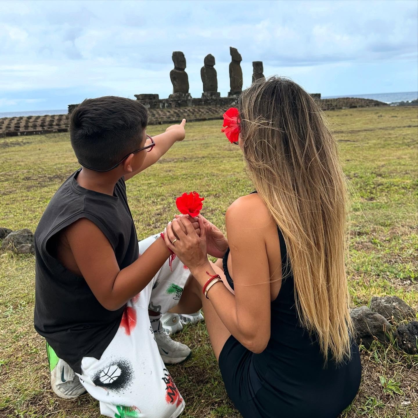 Marité con su argolla