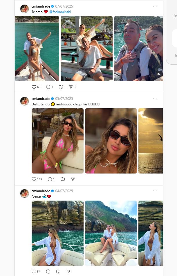 Pantallazo de Thread s de Camila Andrade