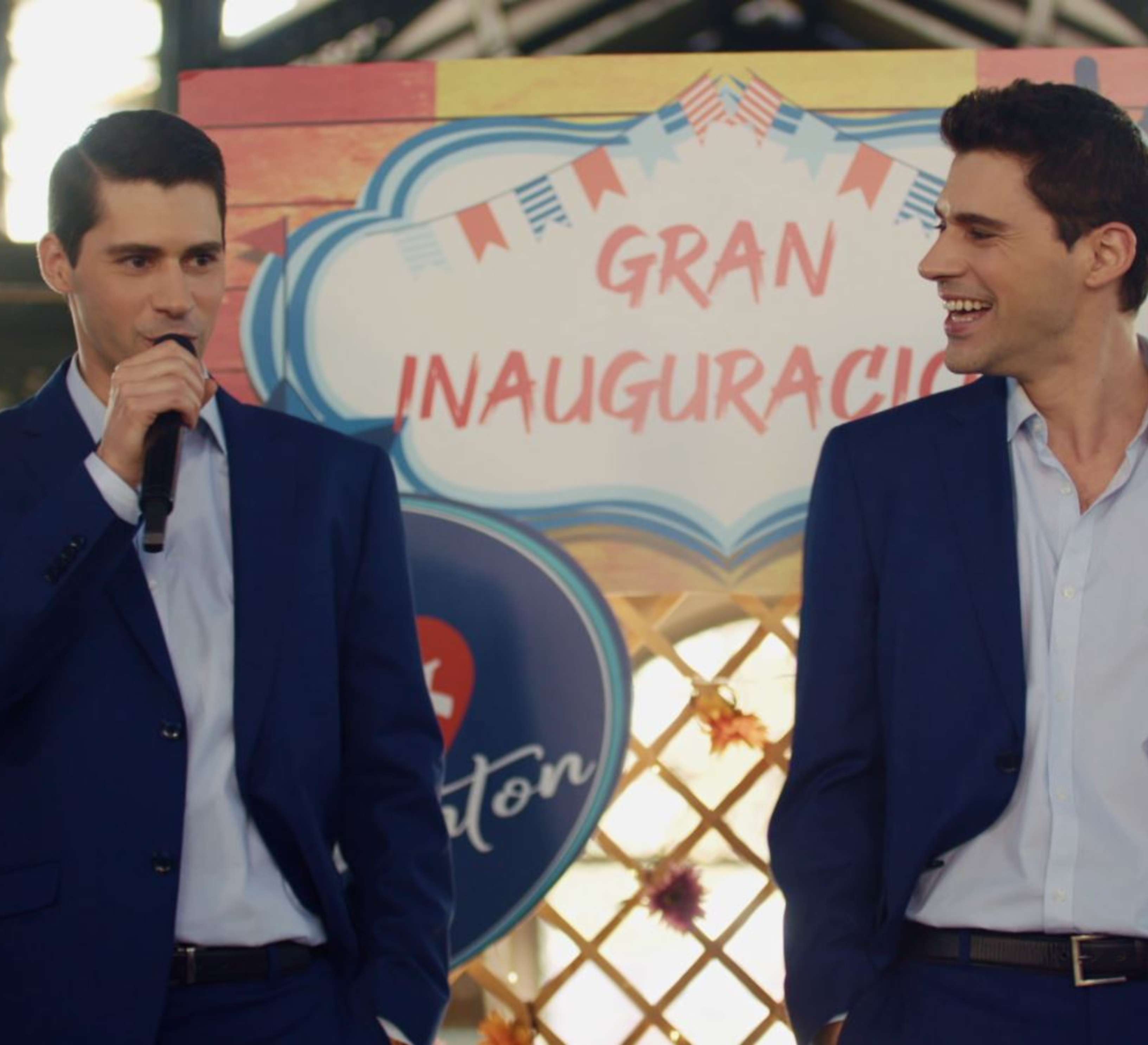 Rodolfo y Pelluco en la inauguración de 