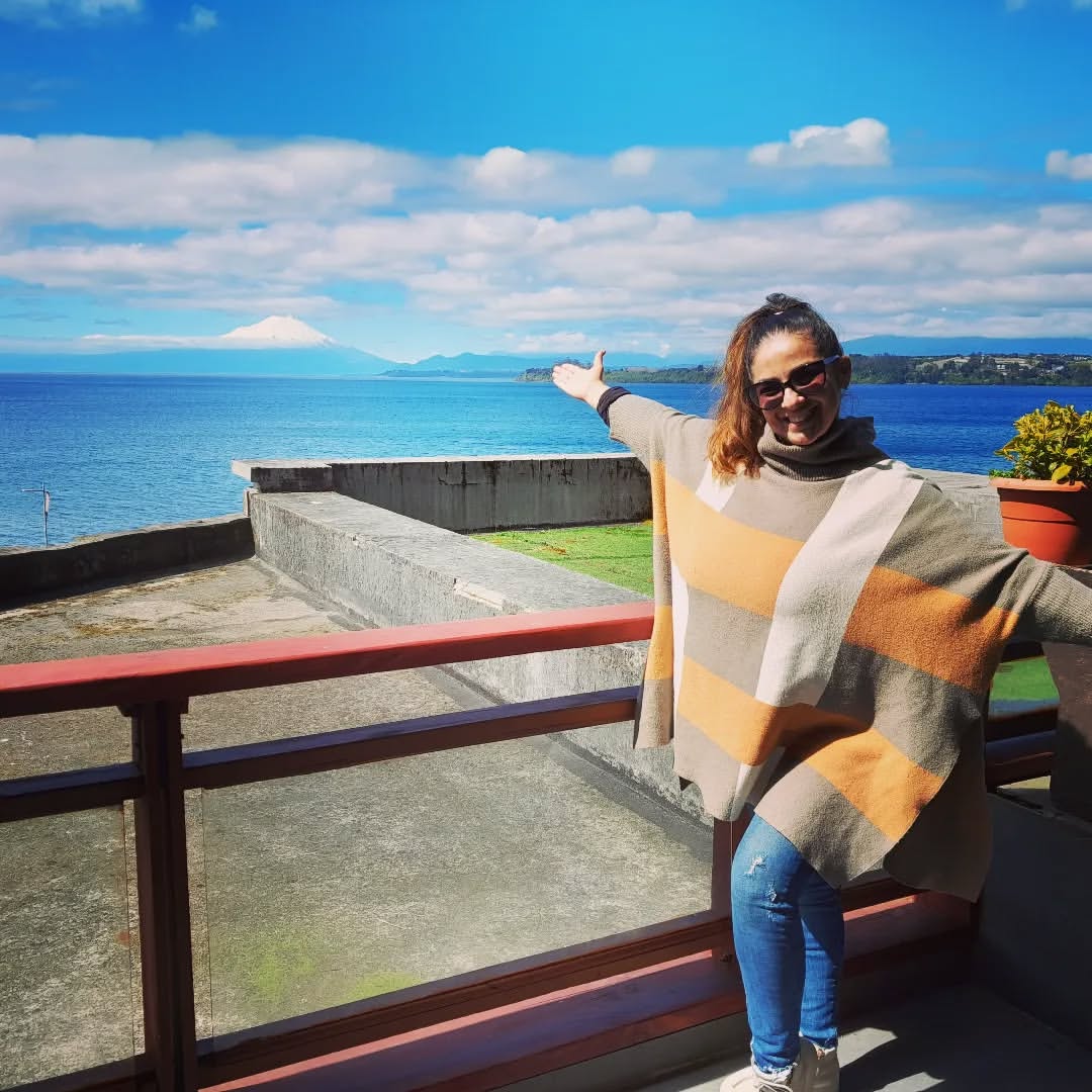 Carolina Oliva de vacaciones