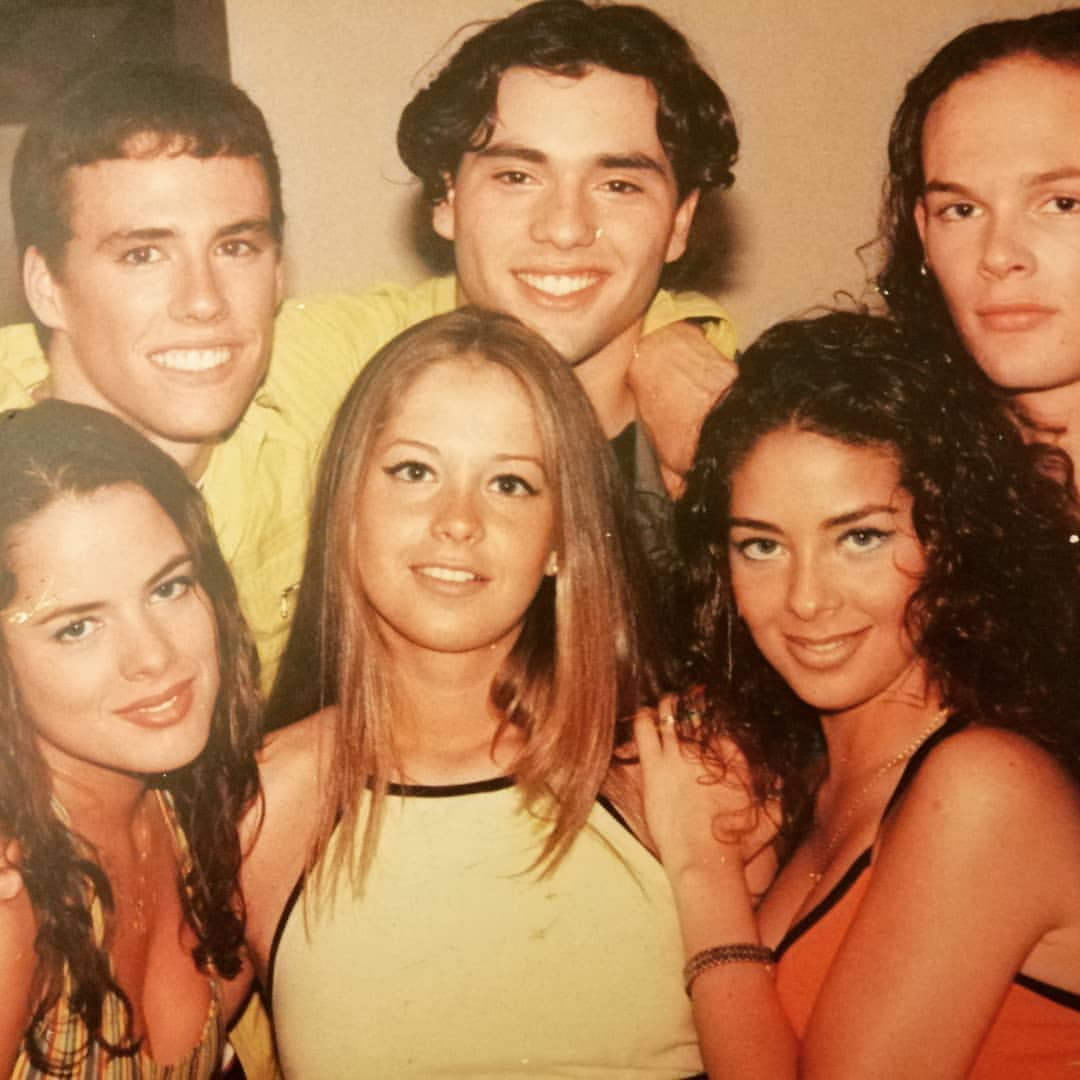 Carolina Oliva junto a sus compañeros de la 