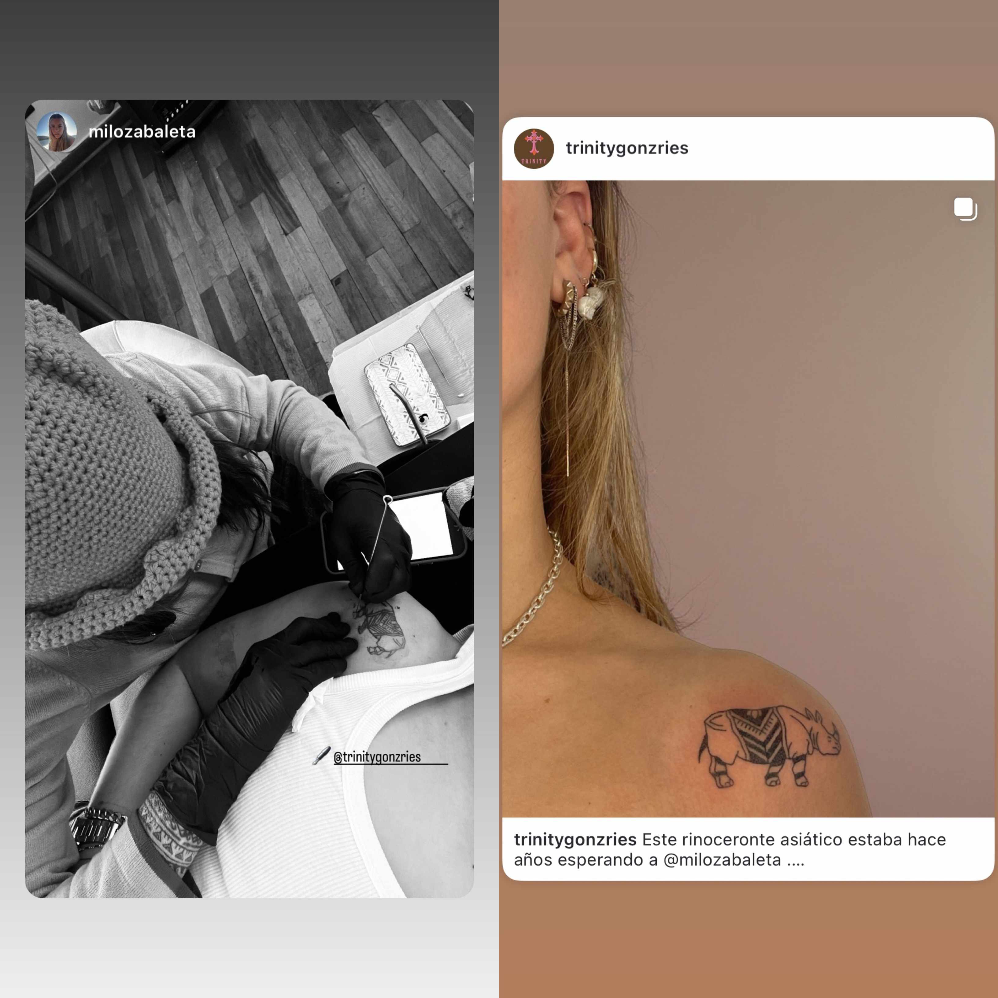 El nuevo tatuaje de Milagros Zabaleta