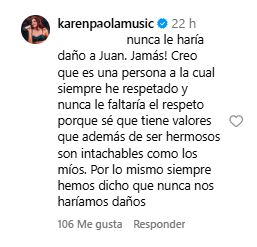 Respuesta de Karen Paola