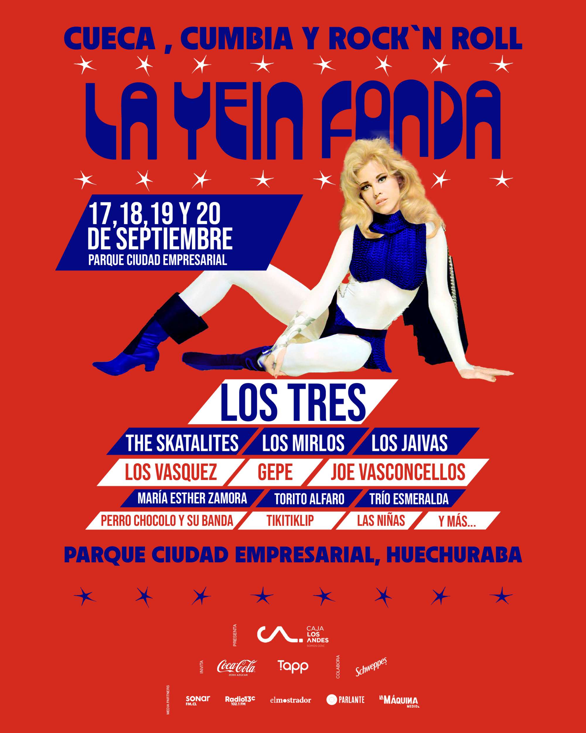 Cartel completo de la Yein Fonda 2025