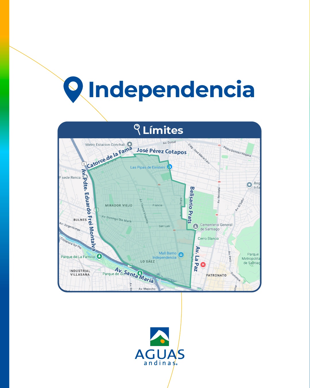 Mapa en Indepencia