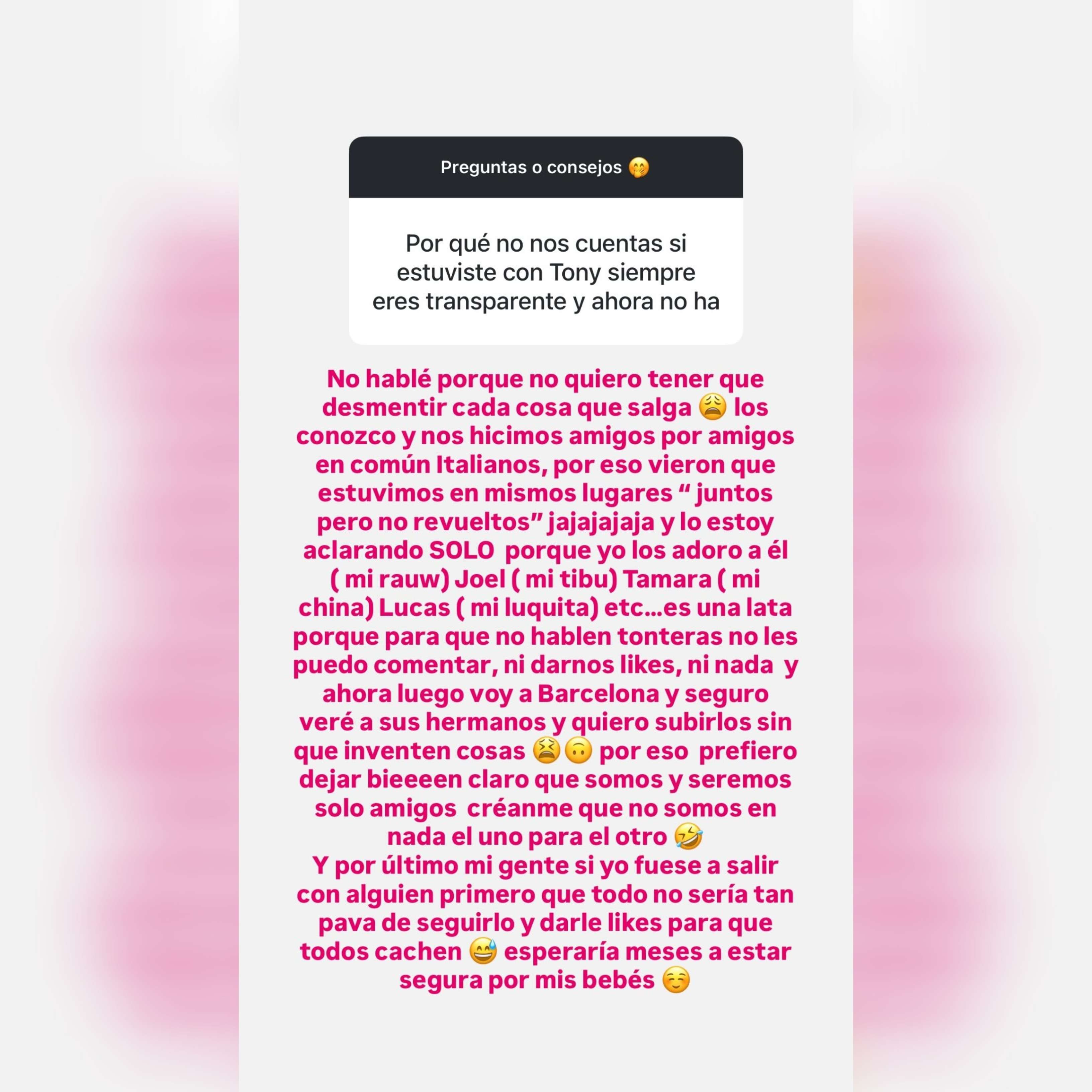 Historia de Instagram de Coté López