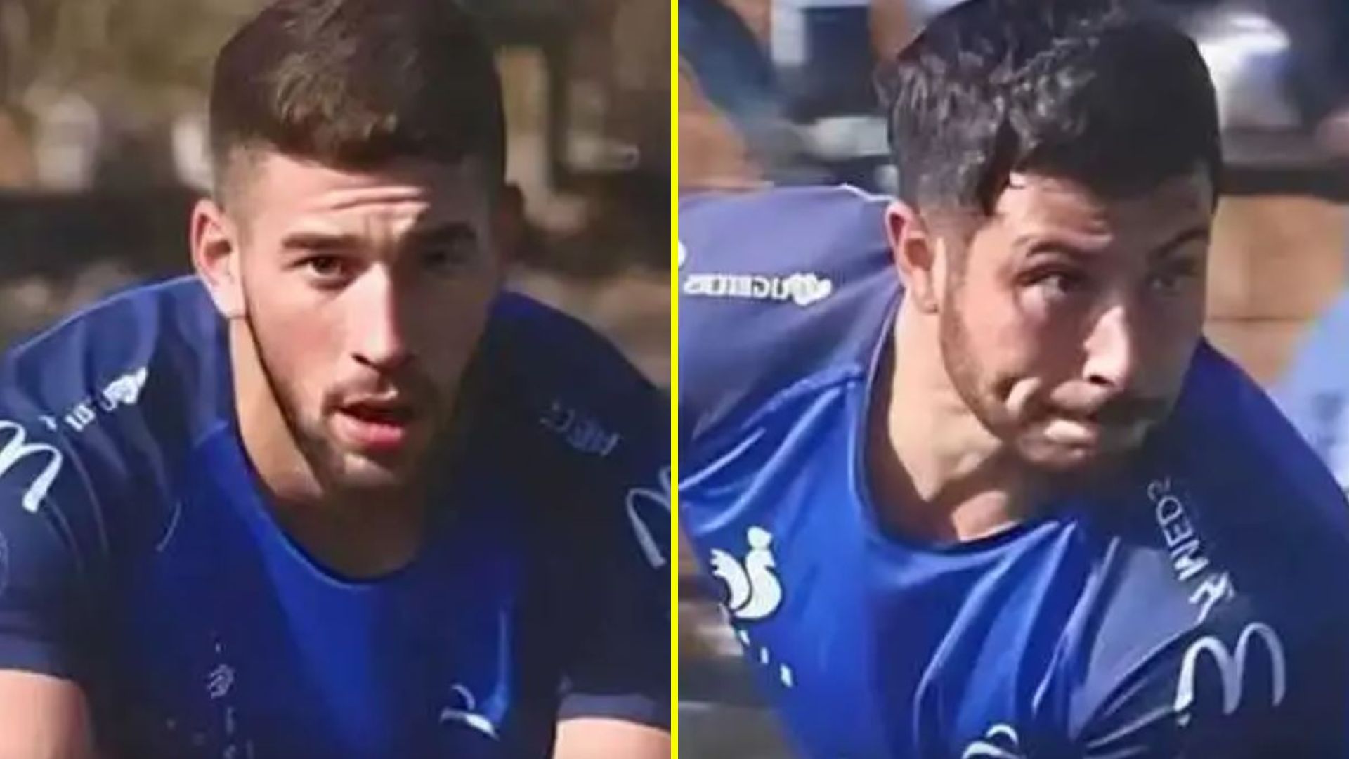 De izquierda a derecha: Enzo Falaschi y Matías Morales