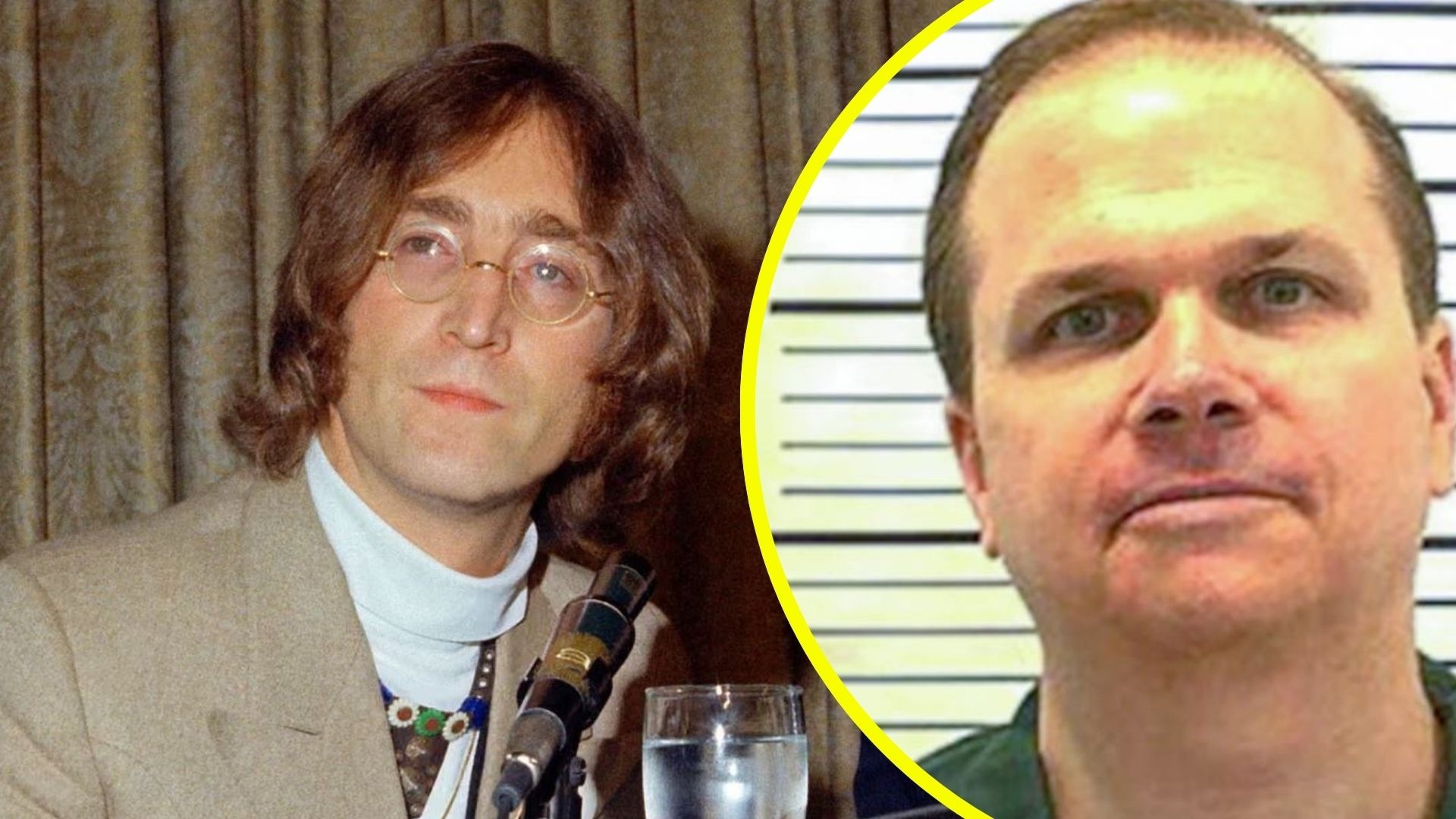John Lennon y Mark Chapman