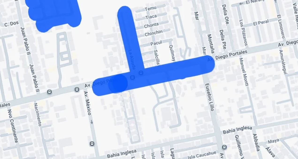 Sector de La Florida en el que se cortará la luz este martes