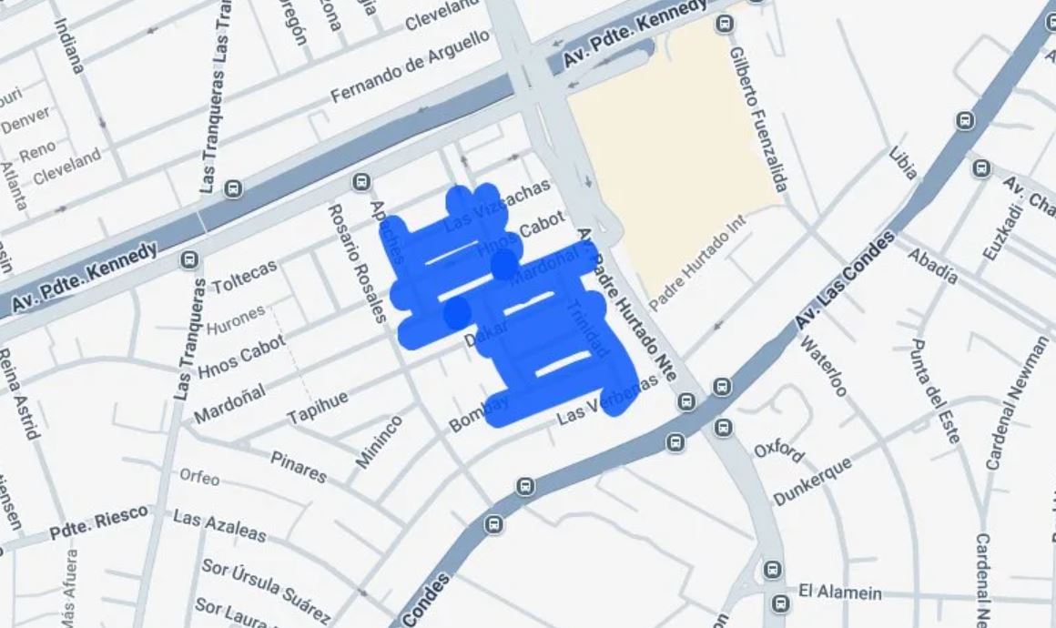 Sector de Las Condes afectado por corte de luz este martes