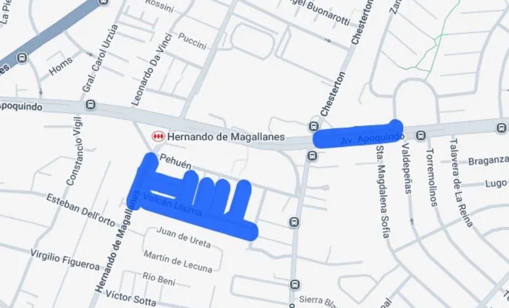 Sectores de Las Condes afectados por el corte de luz este martes