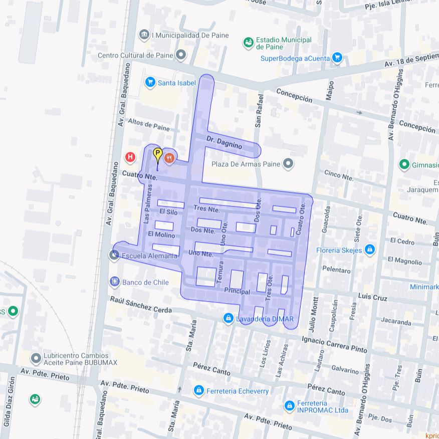 Sector de Paine afectado por corte de luz este martes
