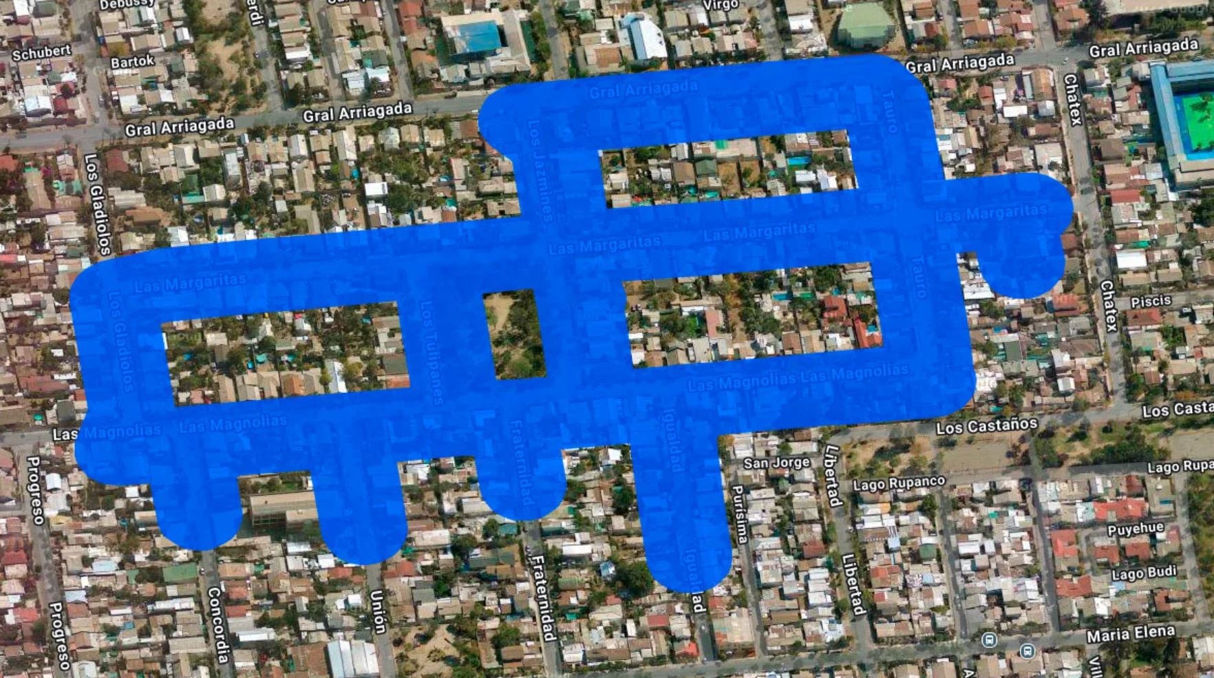 Sector de La Florida en el que se cortará la luz este miércoles 24 de septiembre