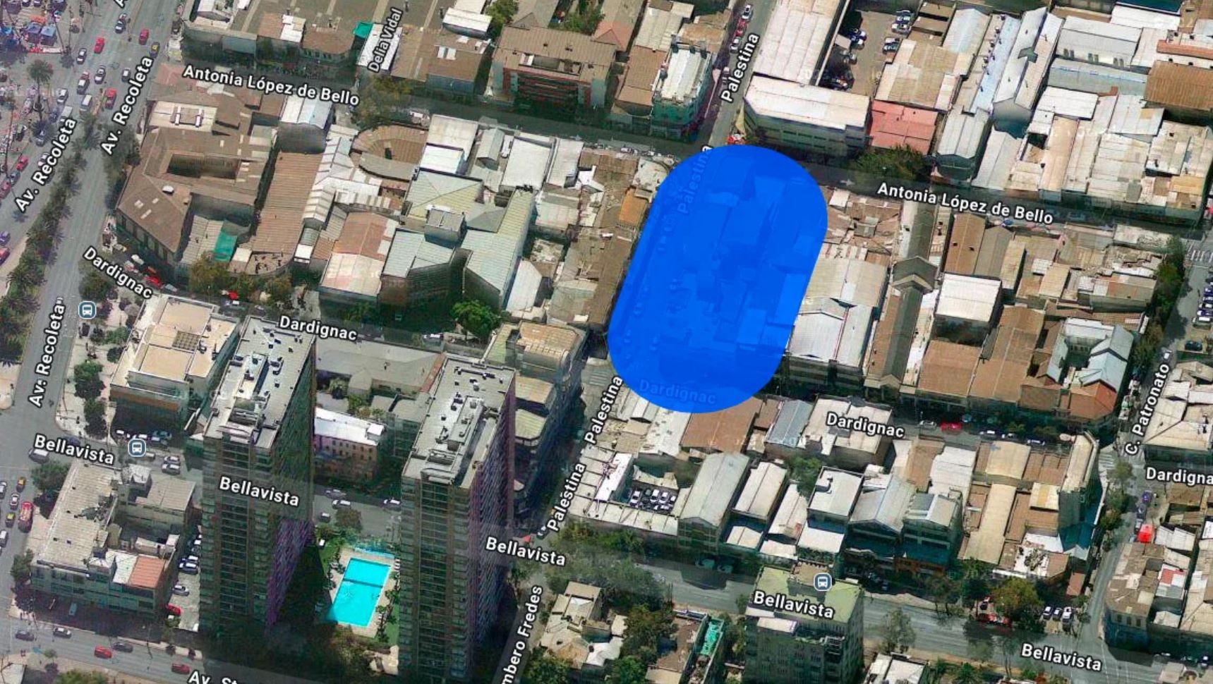 Sector de Recoleta en el que se cortará la luz este miércoles 24 de septiembre