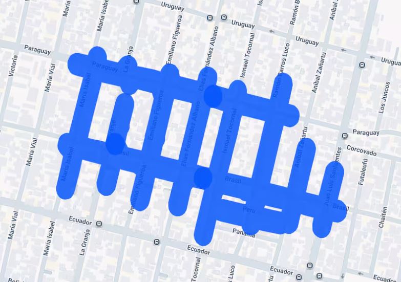 Sector de San Ramón en el que se cortará la luz este jueves 25 de septiembre