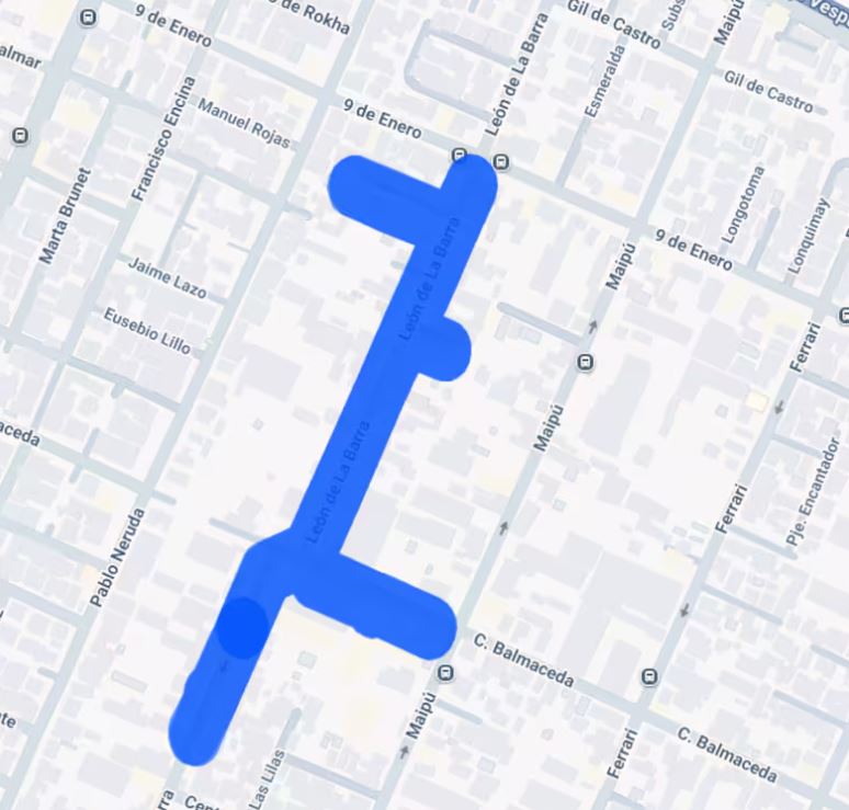 Sector de Lo Espejo en el que se cortará la luz este jueves 25 de septiembre