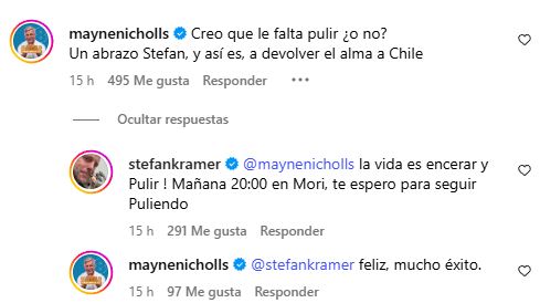 Comentarios entre Harold Mayne-Nicholls y Stefan Kramer