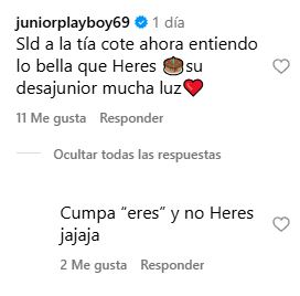 Comentario de Junior Playboy