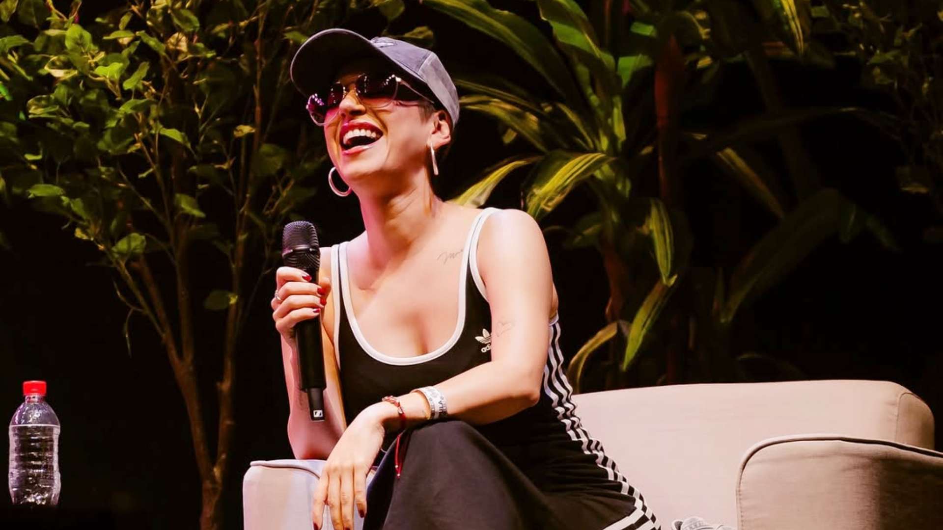 Karla Melo en el conversatorio 