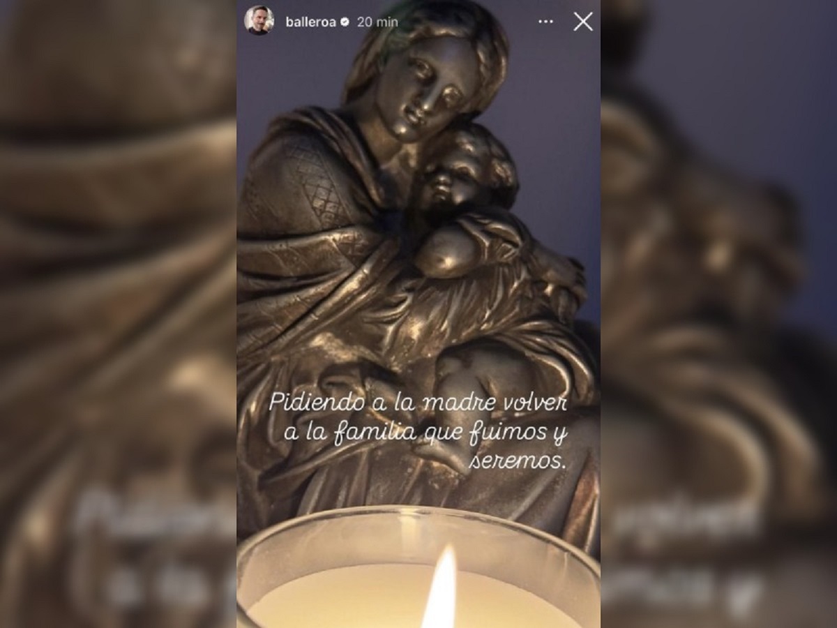 La imagen compartida por Álvaro Ballero / Instagram