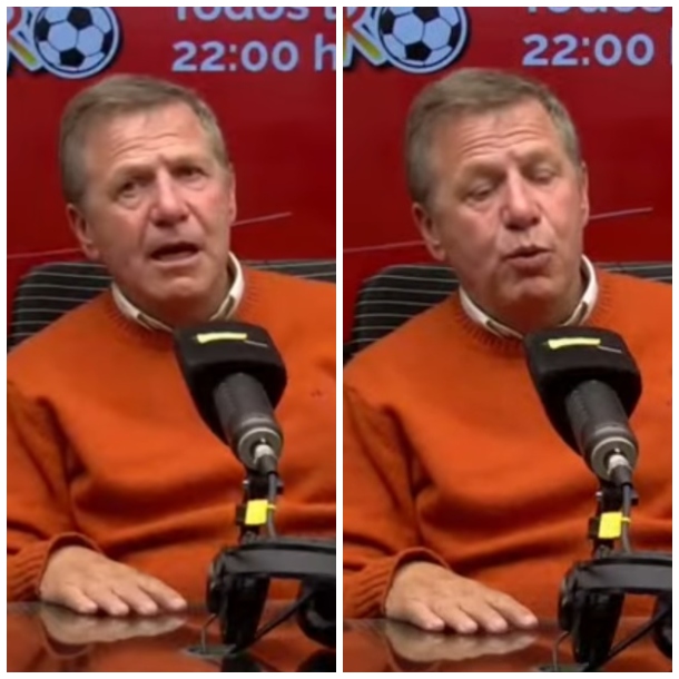 Renato Dalbosco, emocionado por el cierre de su histórica zapatería (gentileza Mi Radio)