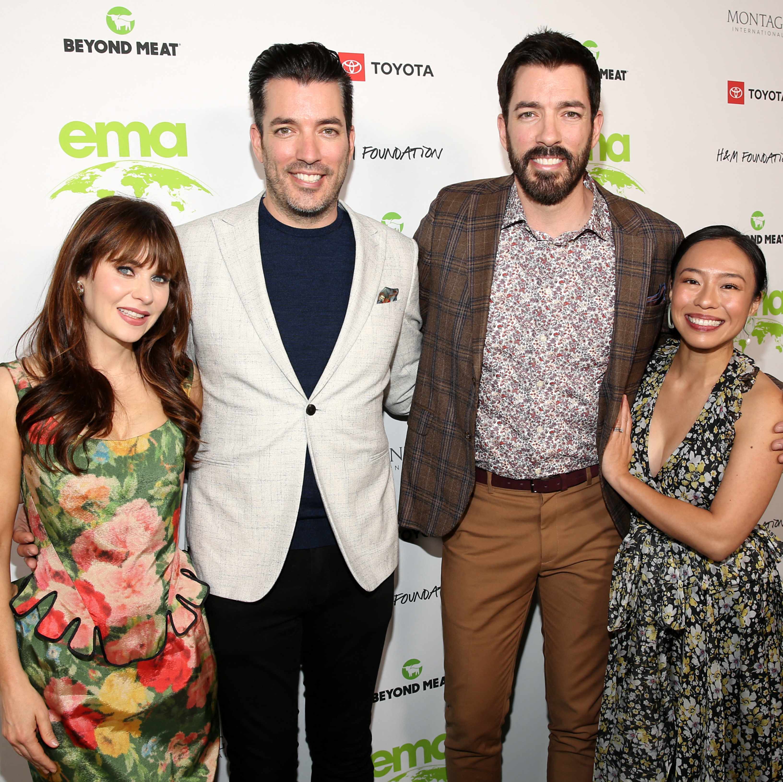 Zoey, Jonathan, Drew y Linda/AFP