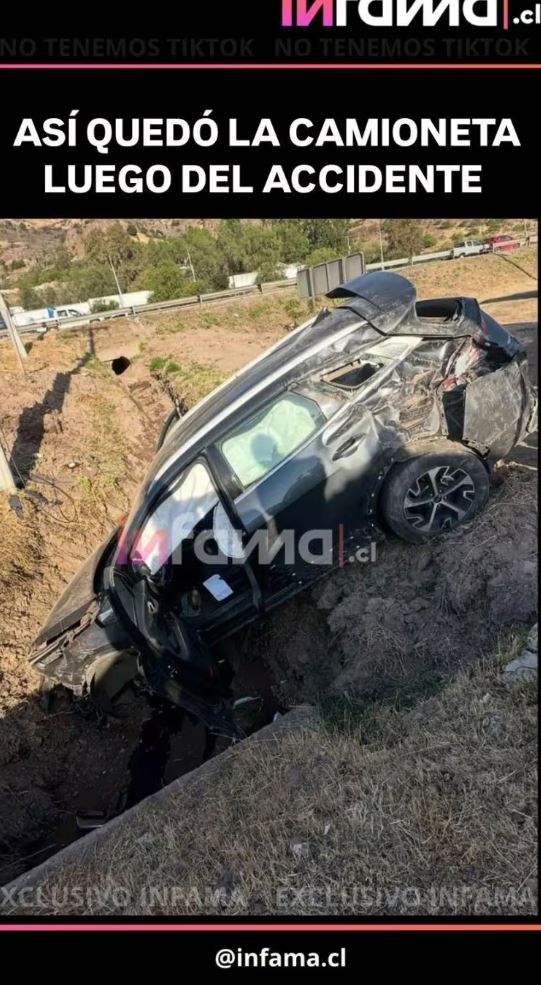 Auto tras el accidente