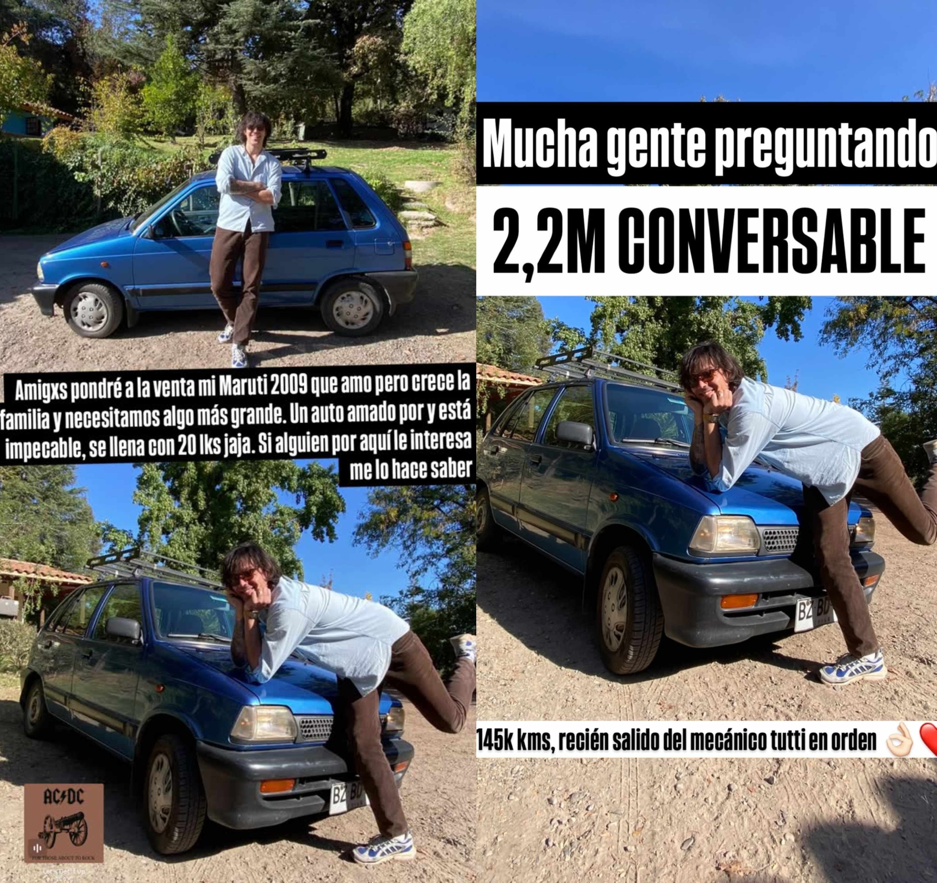 Historias de Instagram de Camilo Zicavo