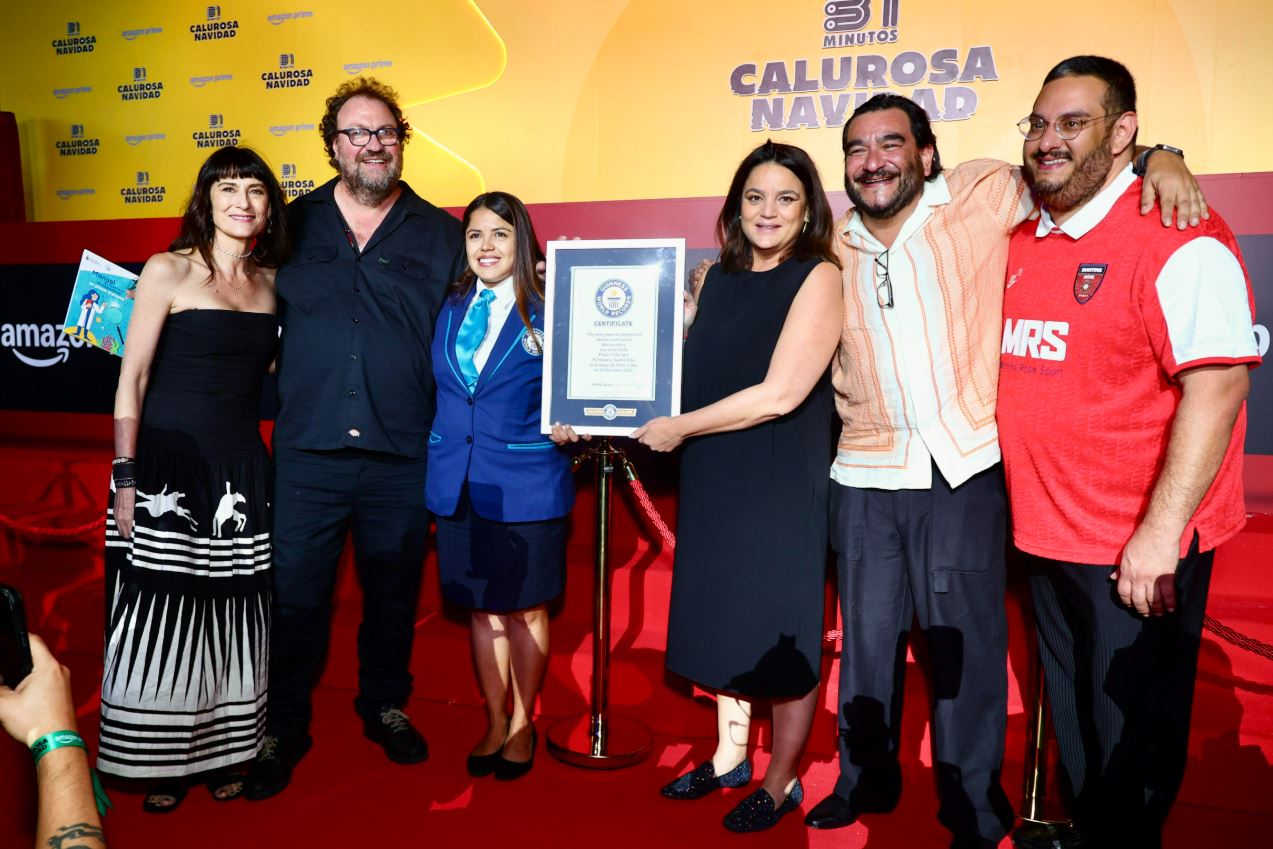 31 minutos recibiendo su récord Guinnes