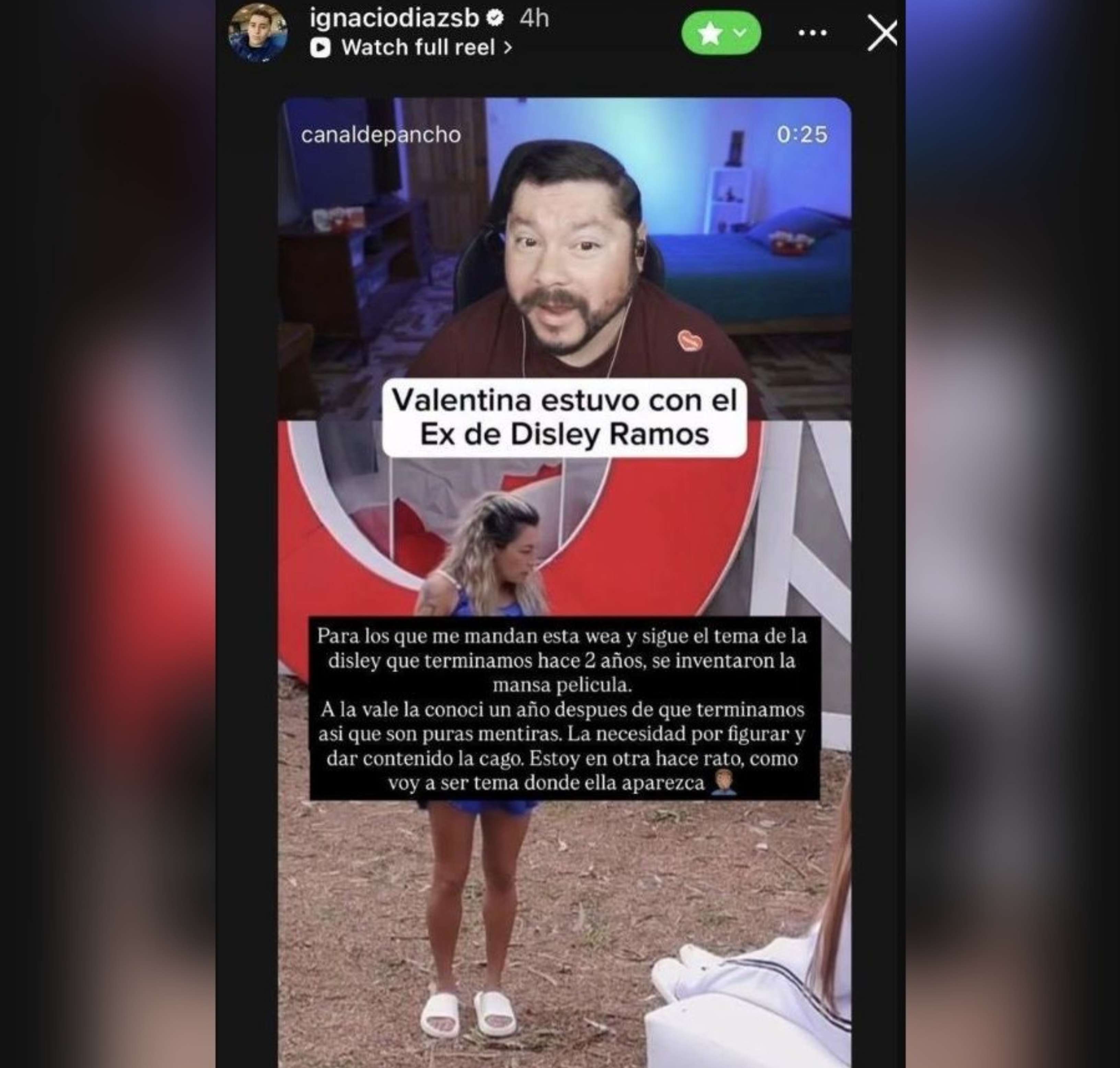 Historia de Instagram de Ignacio Díaz