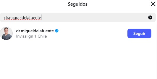 La imagen que demuestra que Katya Soracco sigue a Miguel de la Fuente