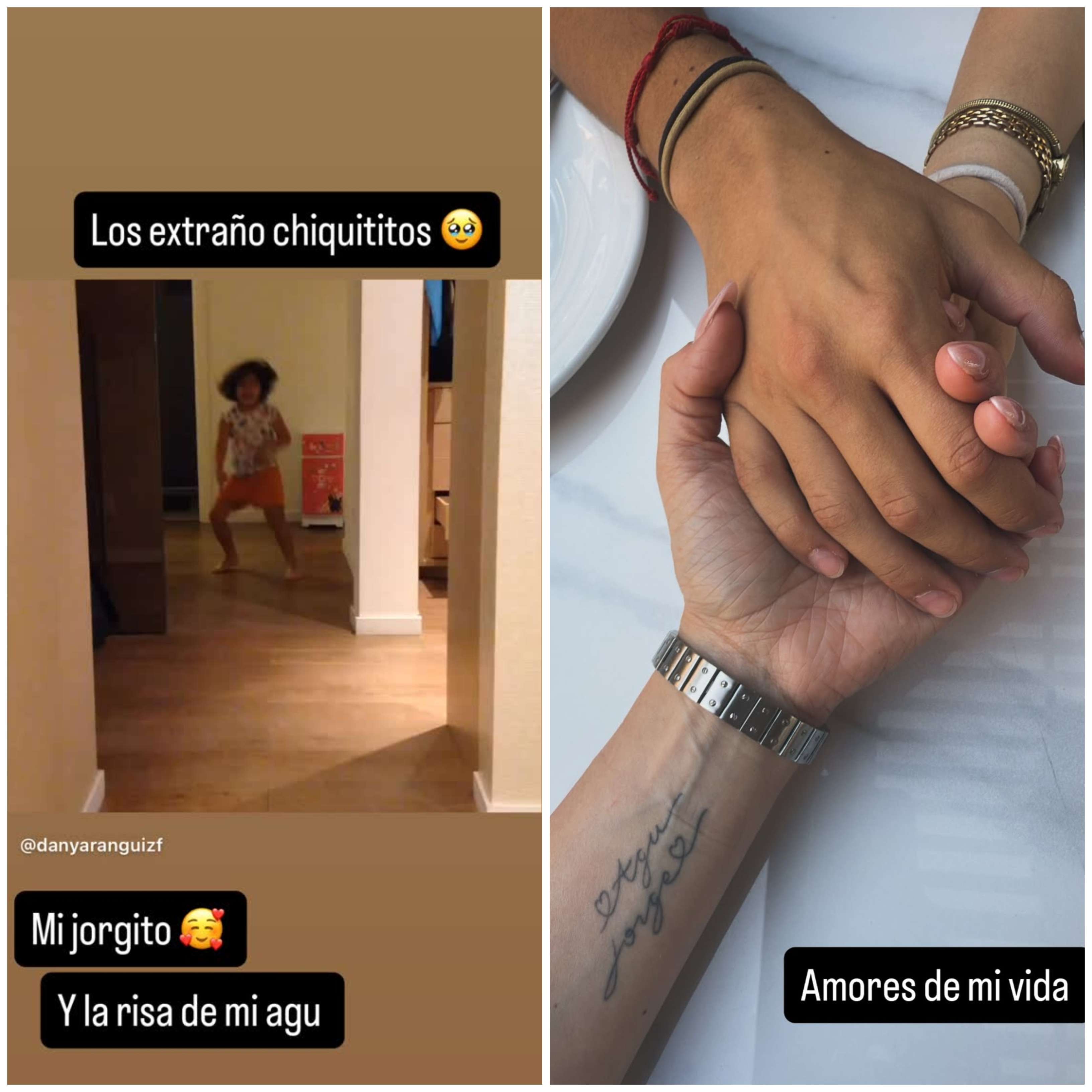 Historias de Instagram de Daniela Aránguiz