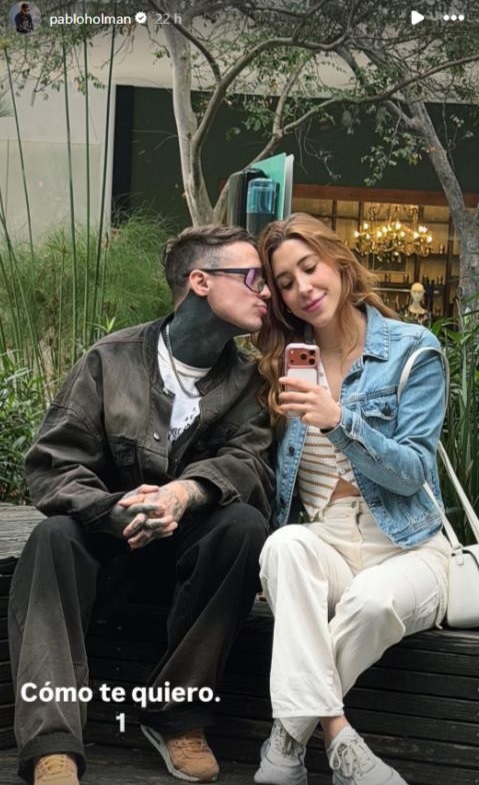 La fotografía de Pablo Holman y su pareja / Instagram