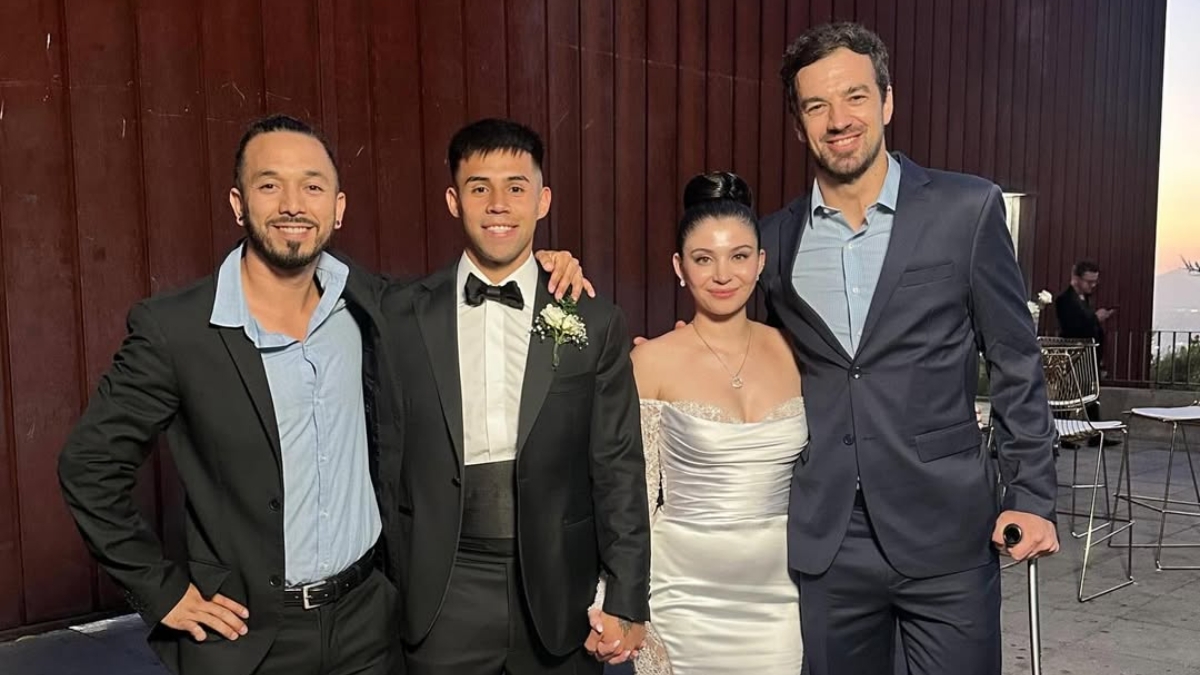 Tomás Vodanovic en la boda de Alexander Aravena / Instagram