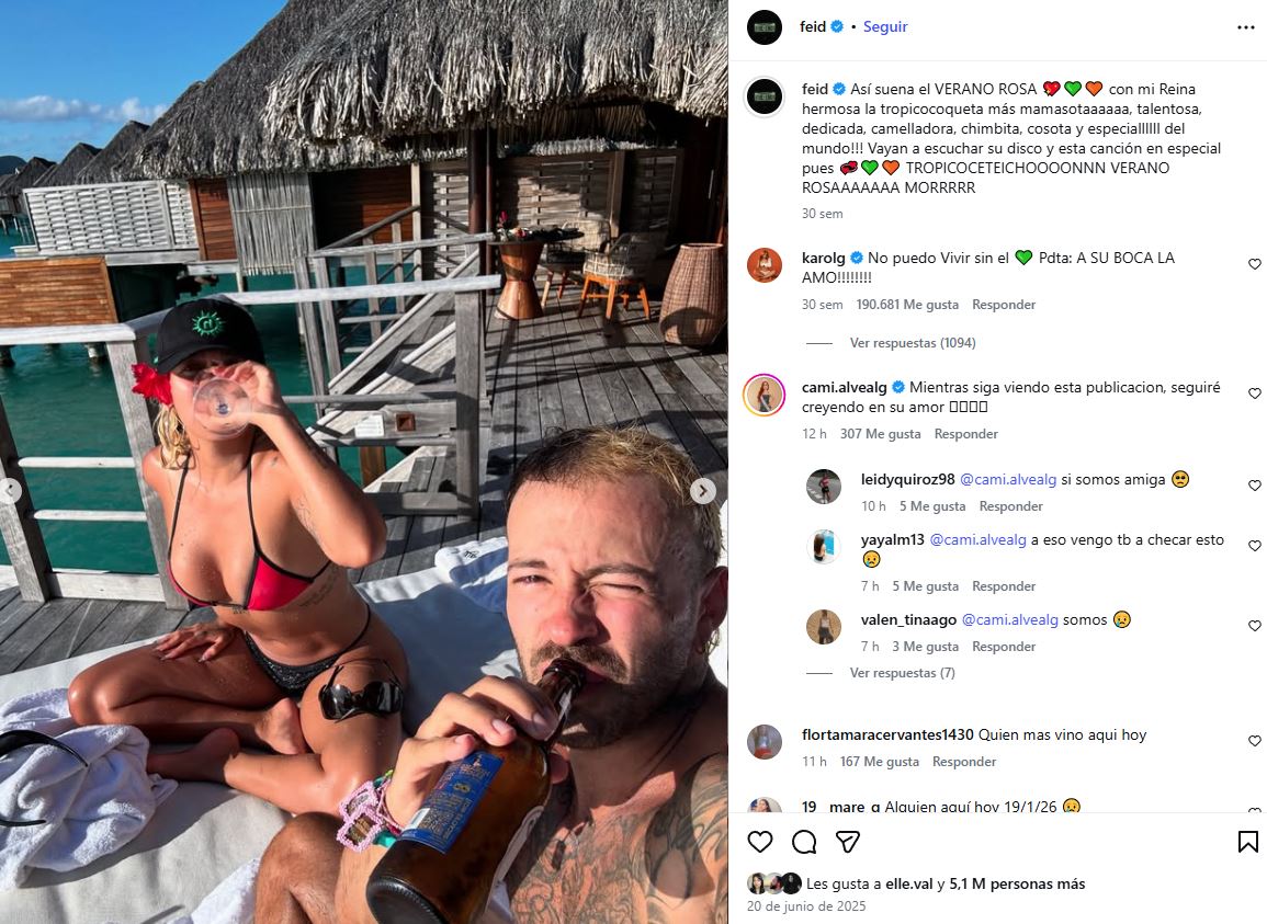 Instagram de Feid / @feid