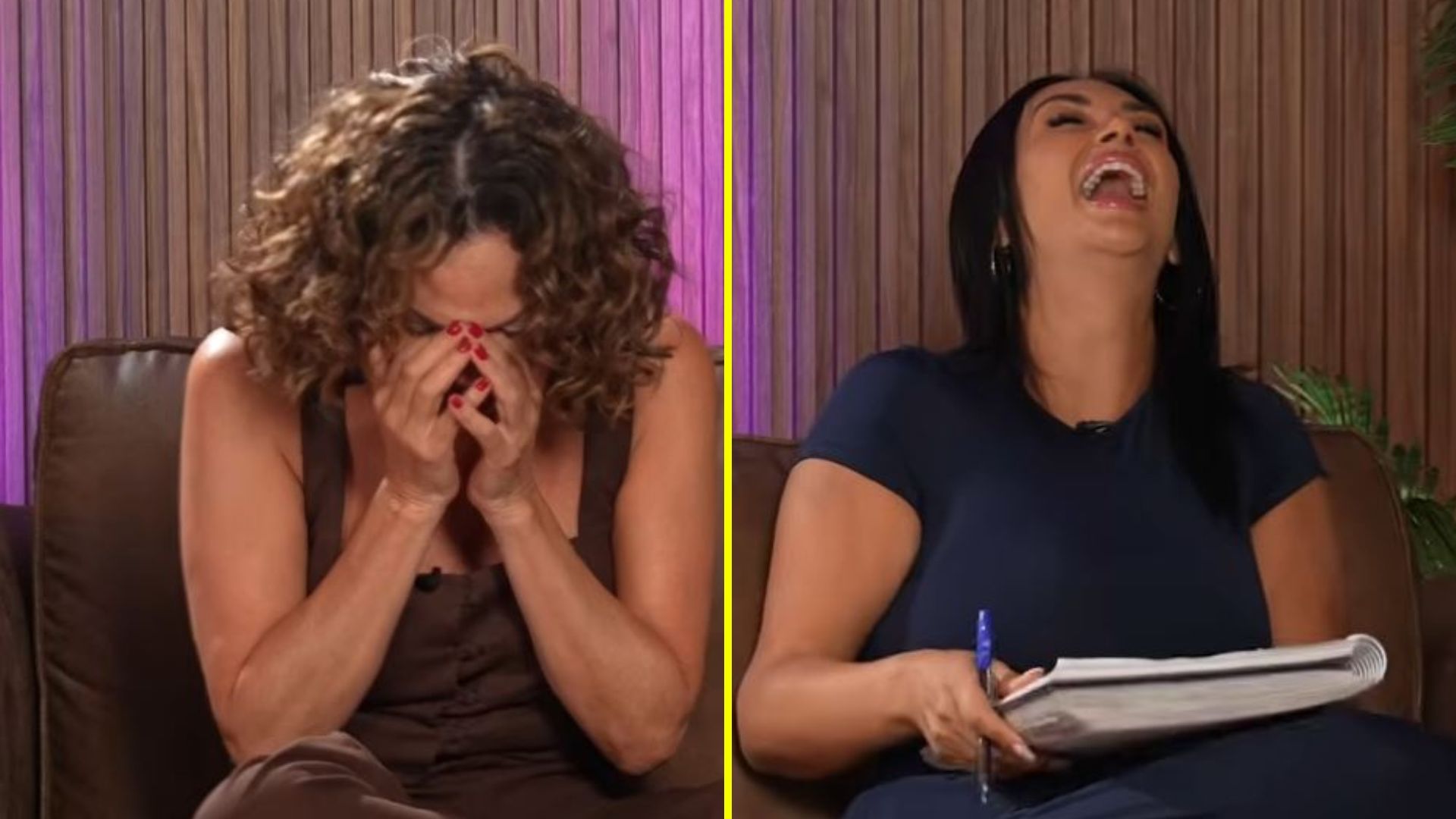 Pamela Díaz y catalina Guerra en 