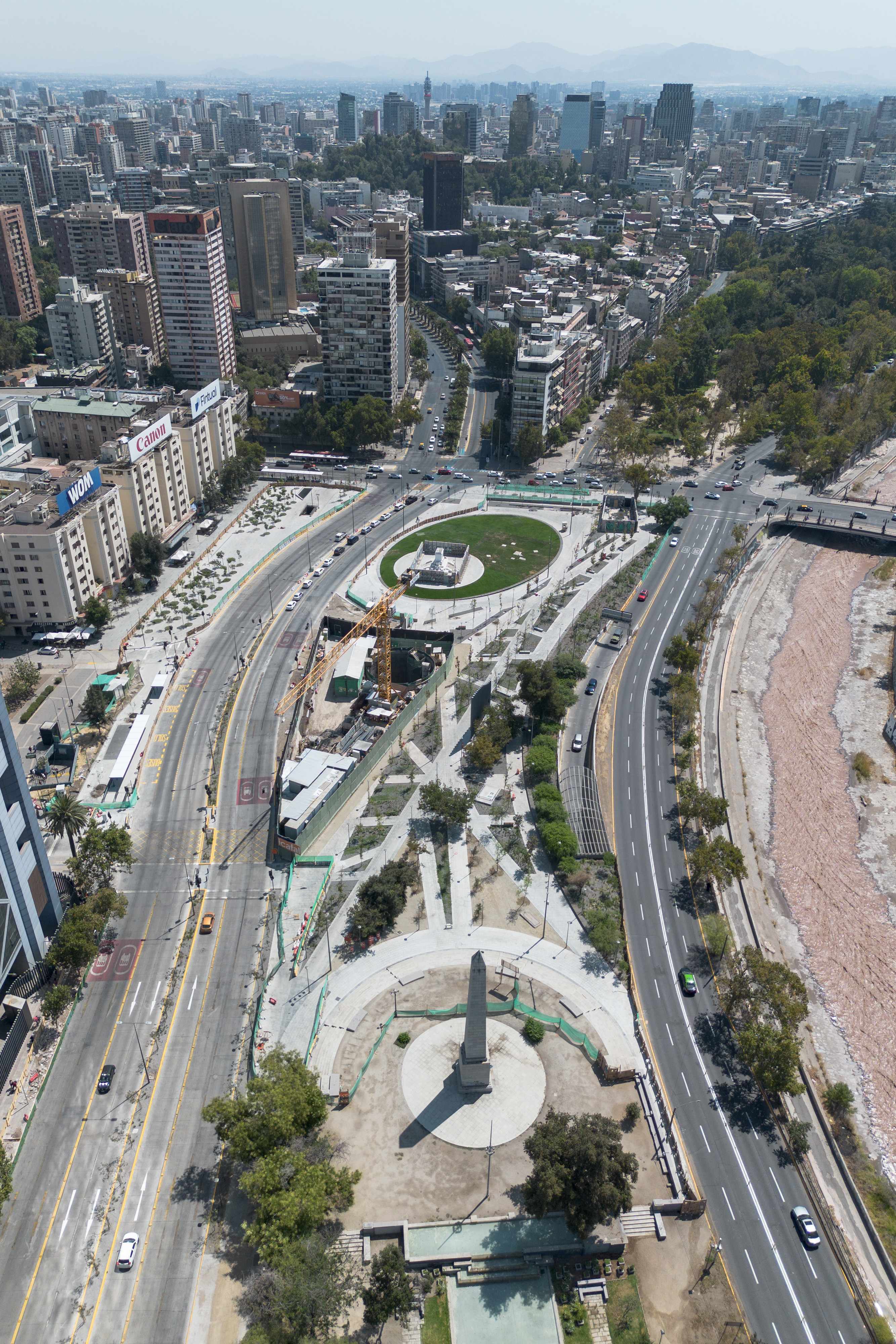 Así se verá la Plaza Italia