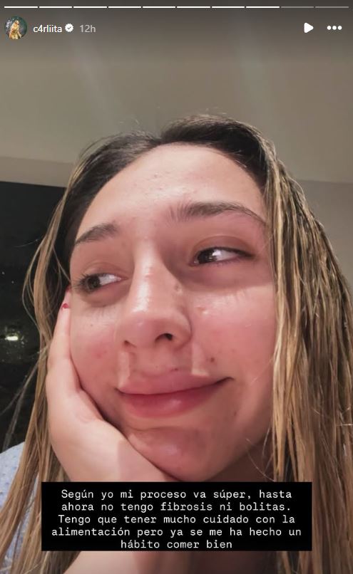 Historia de Instagram de @c4arliita.