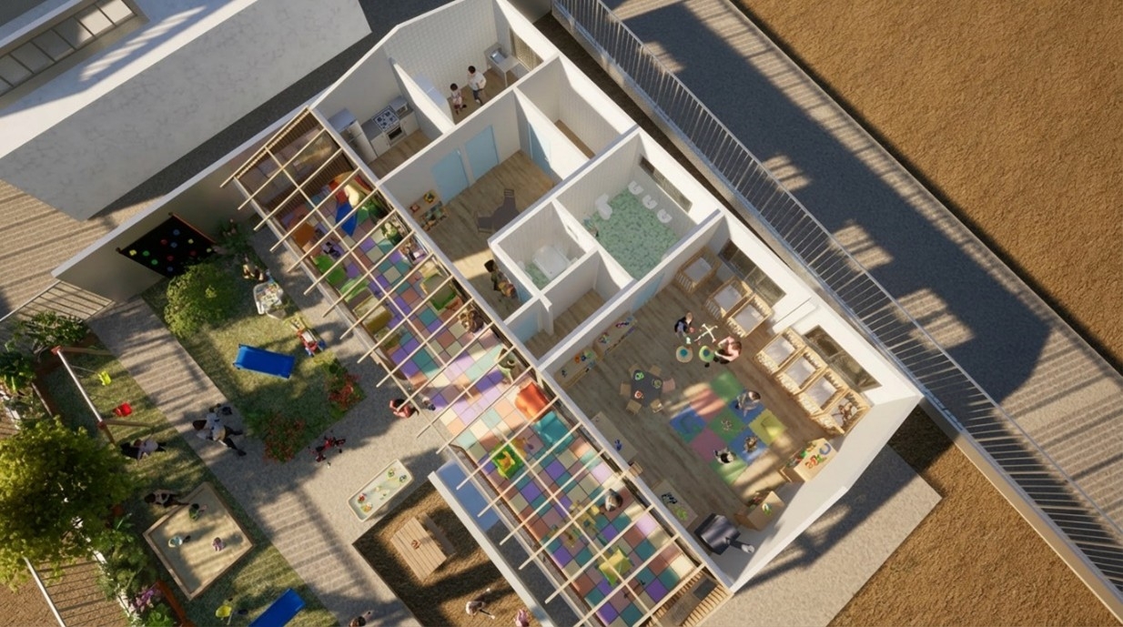 Distribución del Jardín Modular 