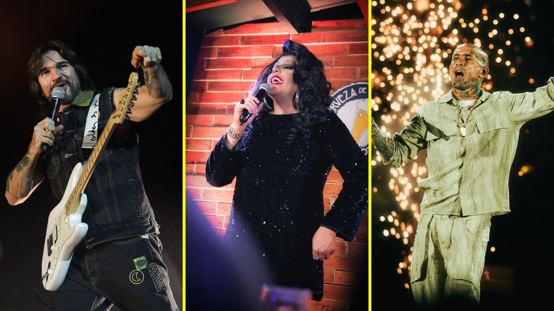 Miércoles 25: Juanes / Asskha Sumathra / Ke Personajes.